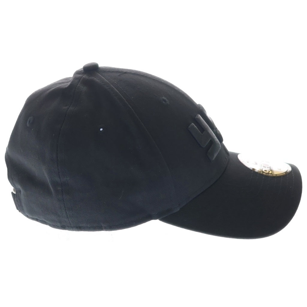 NEW ERA(ニューエラ) ×SAINT LAURENT PARIS 9FORTY サンローラン ロゴ刺繍 6パネル ベースボールキャップ 帽子 ブラック 677333 YCLRU