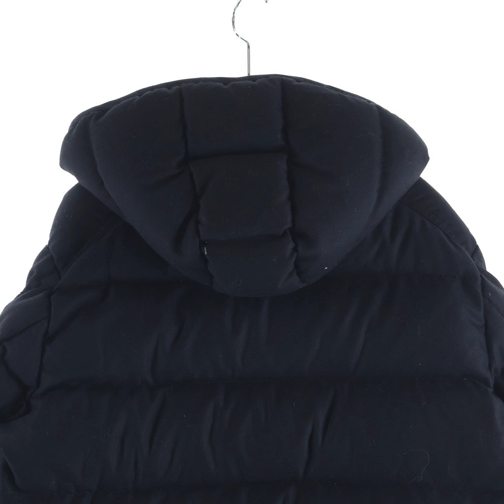 MONCLER(モンクレール) 21AW MONTGENEVRE モンジュネーブル ロゴパッチ ジップアップ フーデッド ナイロン ダウンジャケット ブラック G20911A53700