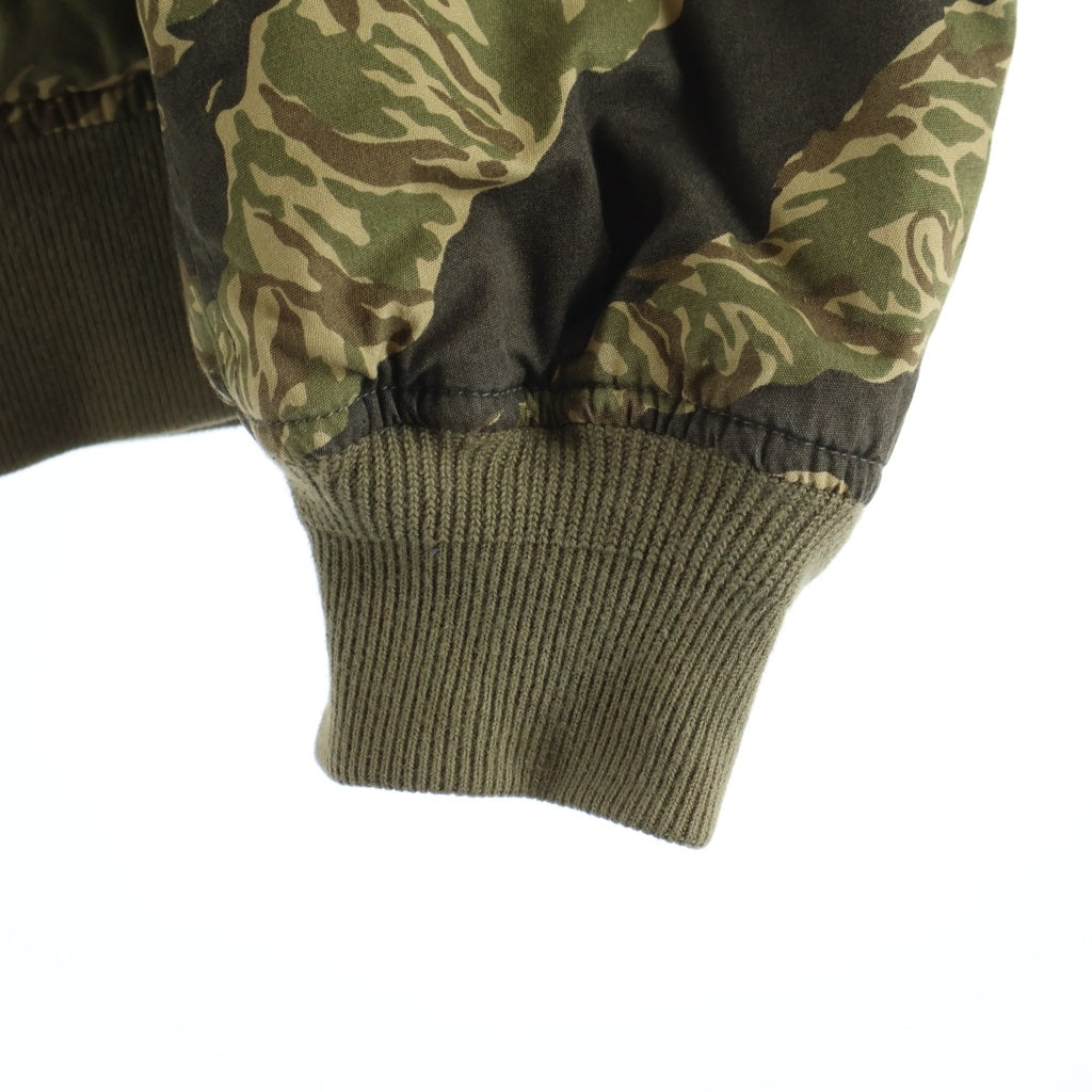 TENDERLOIN(テンダーロイン) 16AW BAMBOO MA-1 バンブー ロゴパッチ カモ柄 フライトジャケット カーキ
