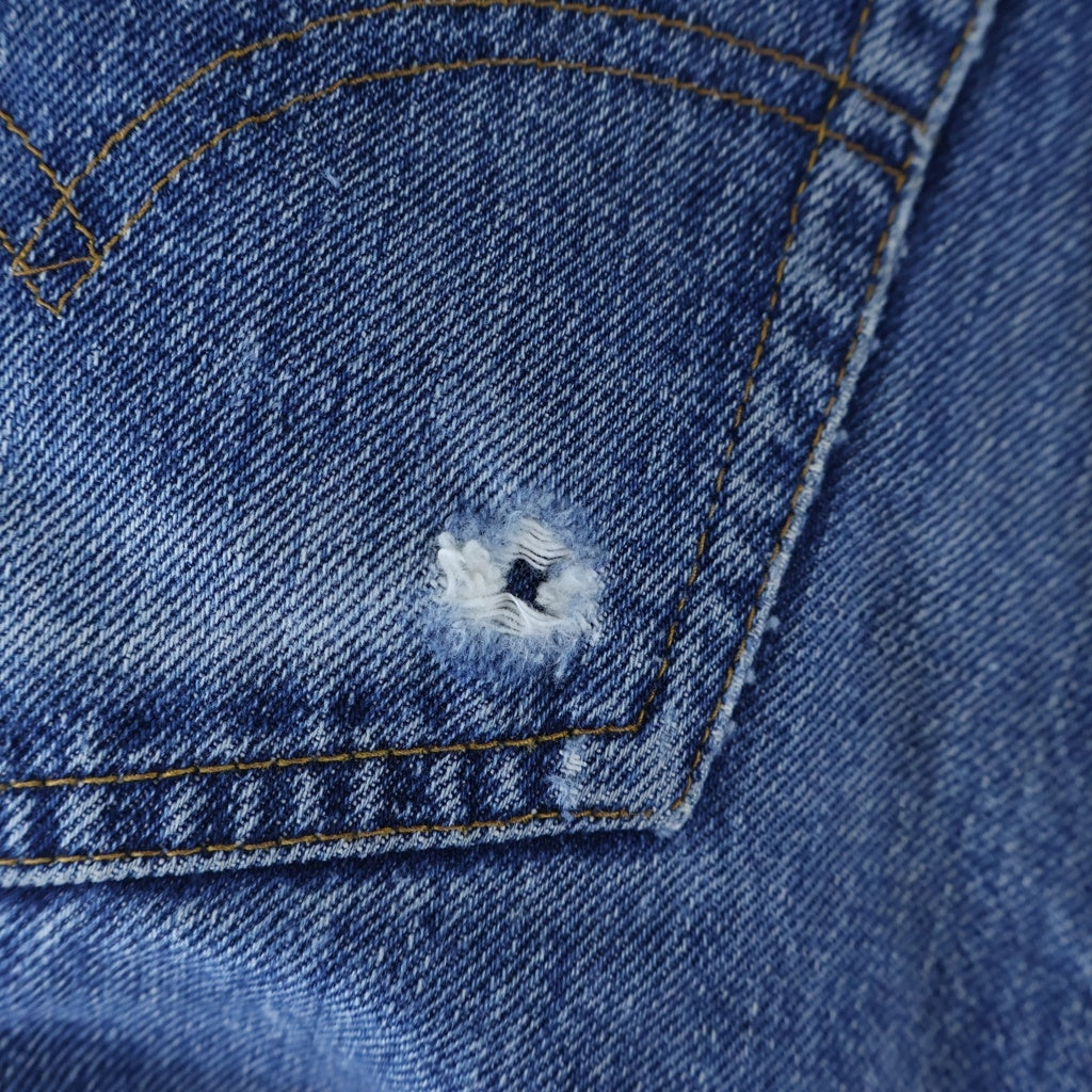 Levi's(リーバイス) 70S VINTAGE 501 66前期 ボタン裏6 紙パッチ スモールe シングルステッチ ヴィンテージ ボタンフライデニムパンツ インディゴ