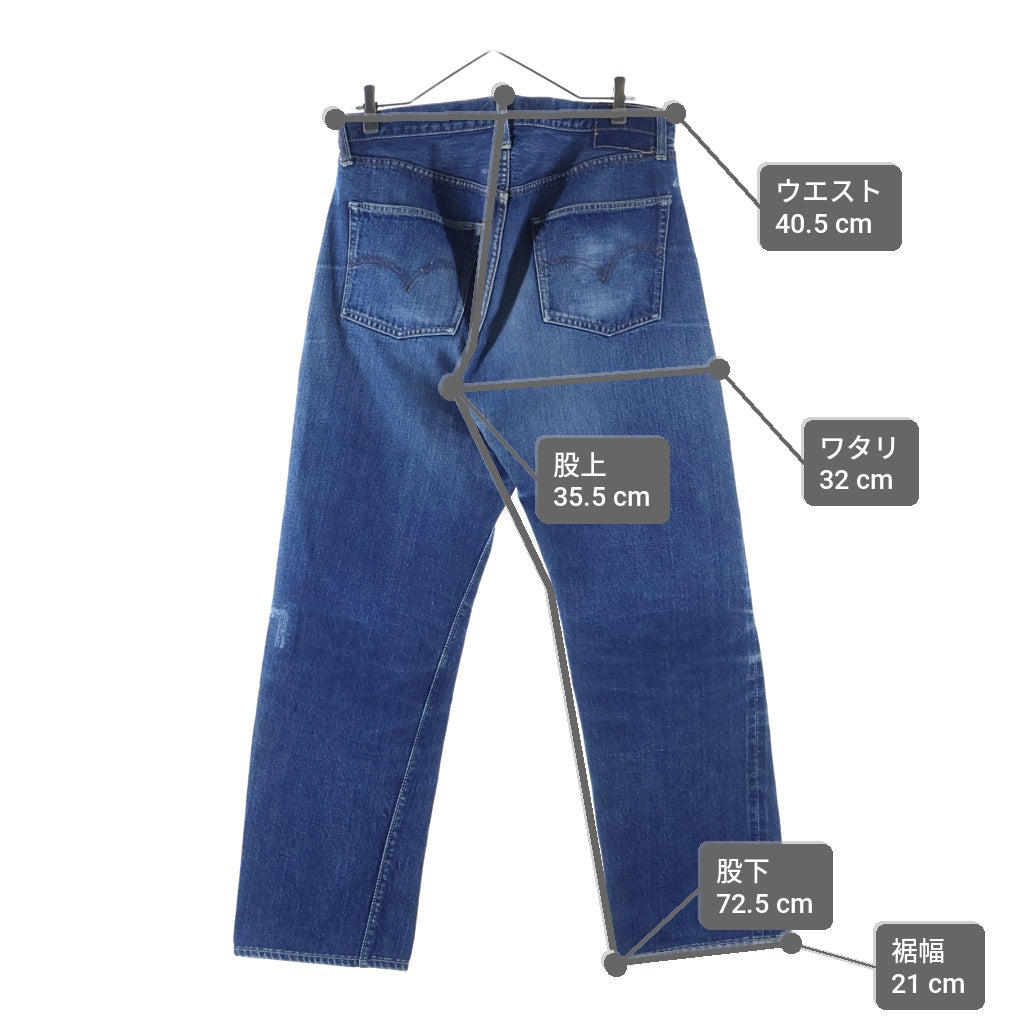 LEVI'Sのタペストリーです Levi's(リーバイス) 60S VINTAGE 501 BIGE 前期 ボタン裏6 Vステッチ