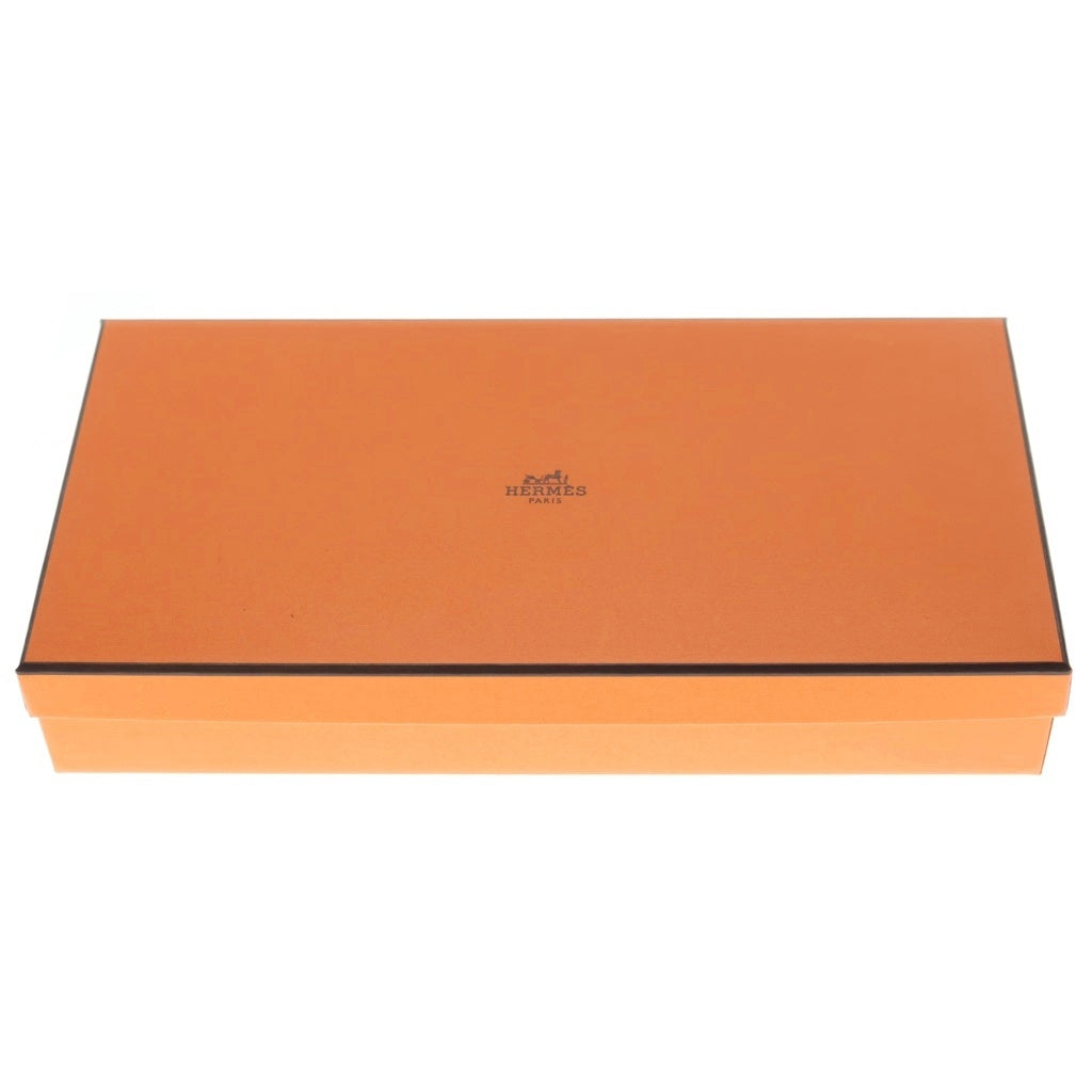 HERMES(エルメス) ウール カシミヤ100 ショートマフラー ストール ブルー レディース