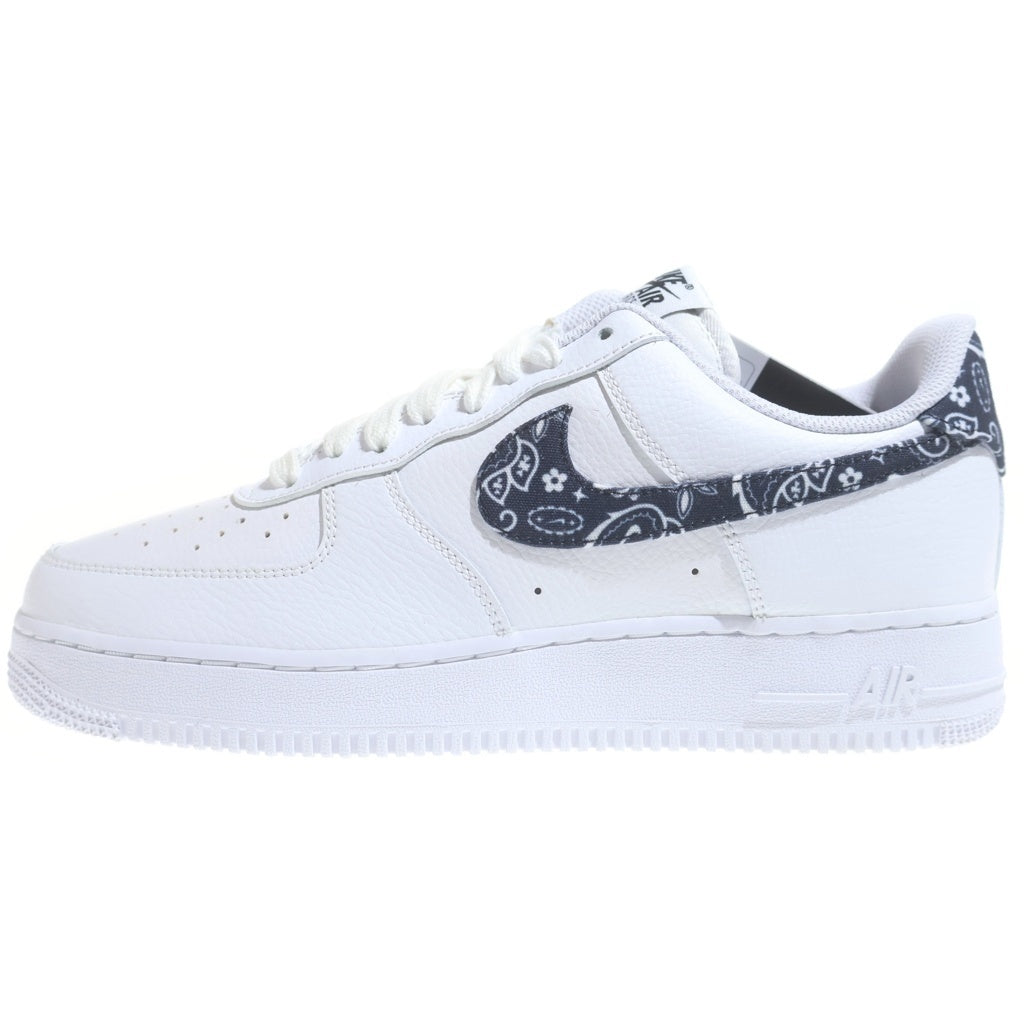 NIKE(ナイキ) WMNS AIR FORCE 1 07 ウィメンズ エアフォース1 07 エッセンシャル ペイズリー ローカットスニーカー ホワイト/ブラック US11/28cm DH4406-101