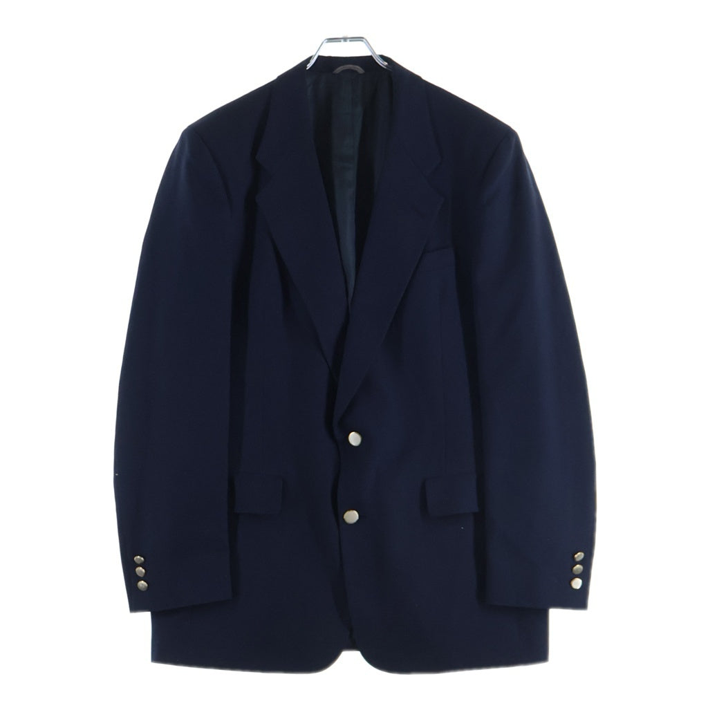 Christian Dior MONSIEUR(クリスチャンディオールムッシュ) 80S VINTAGE ヴィンテージ USA製 金ボタン 2Bシングルテーラードジャケット ネイビー
