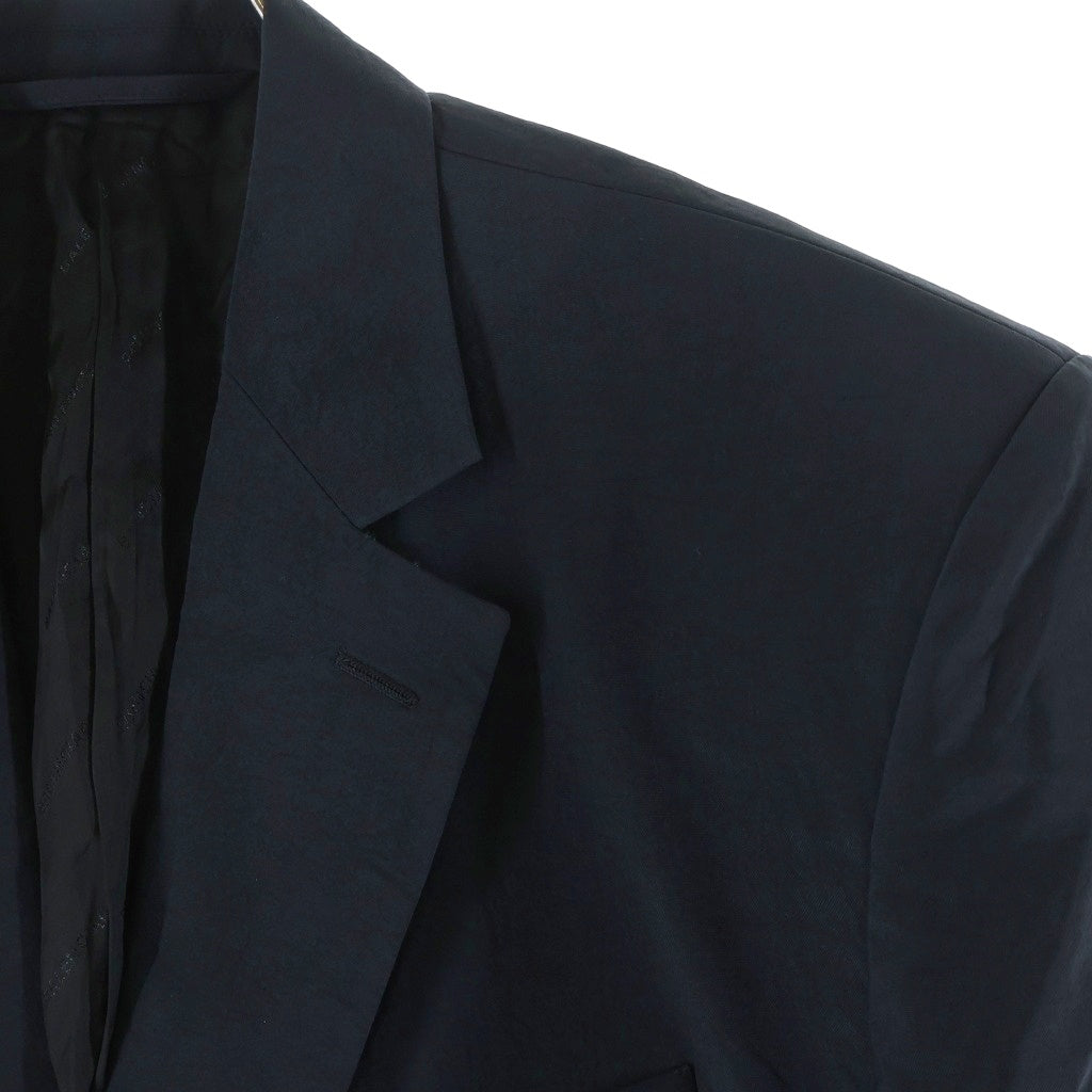 BALENCIAGA(バレンシアガ) NYLON OVERSIZE BLAZER ナイロン オーバーサイズブレザー テーラードジャケット ネイビー 792845