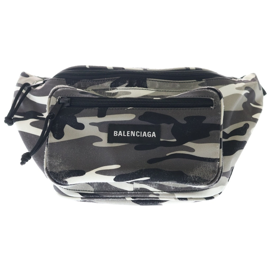 BALENCIAGA(バレンシアガ) エクスプローラー ベルトバッグ カモフラージュ グレー 482389 レディース