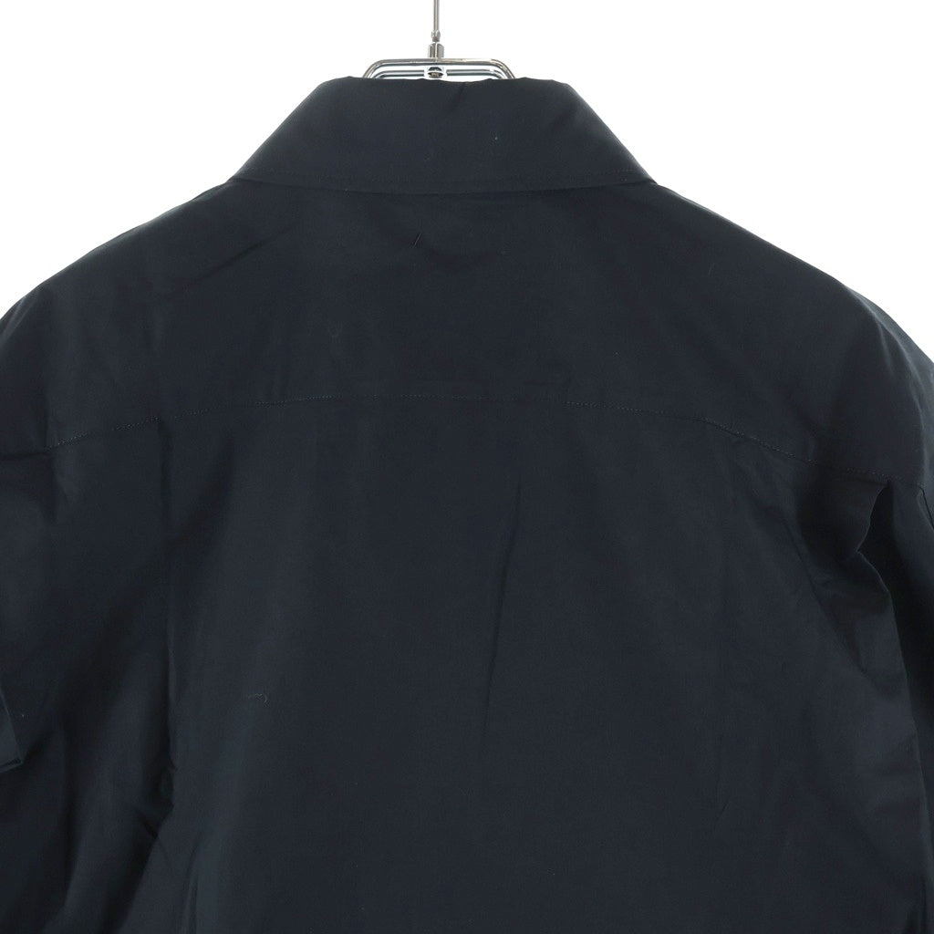 BALENCIAGA(バレンシアガ) ハートロゴ ボタンダウン 半袖シャツ ブラック 839293