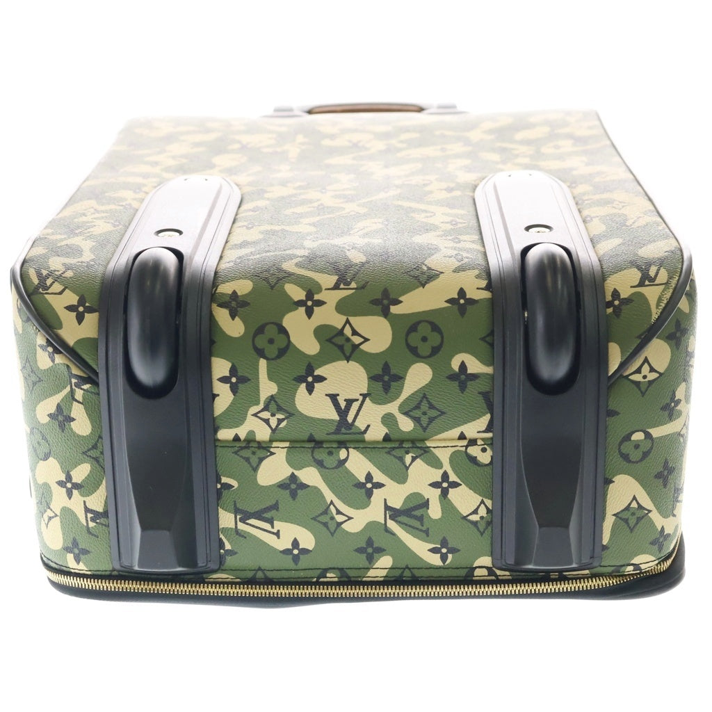 LOUIS VUITTON(ルイヴィトン) モノグラモフラージュ ぺガス60 キャリーケース トラベルバッグ グリーン M23333 レディース