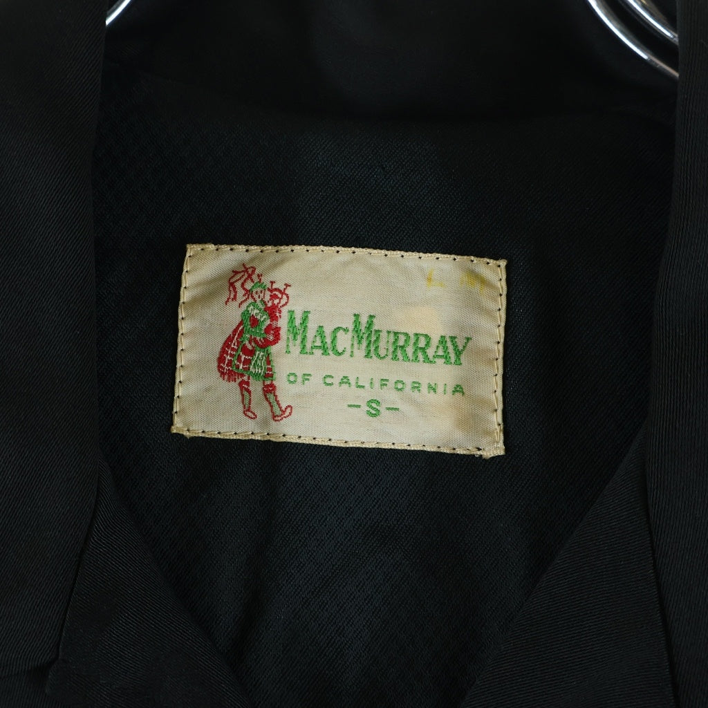 VINTAGE(ヴィンテージ) 50S VINTAGE MAC MURRAY WESTERN JACKET マクマリー レーヨンギャバジン ヴィンテージ ウエスタンジャケット ブラック