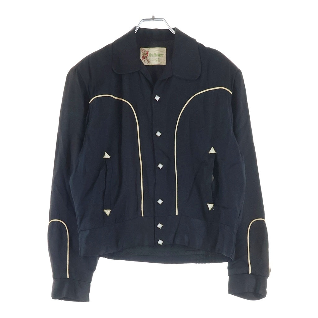 VINTAGE(ヴィンテージ) 50S VINTAGE MAC MURRAY WESTERN JACKET マクマリー レーヨンギャバジン ヴィンテージ ウエスタンジャケット ブラック