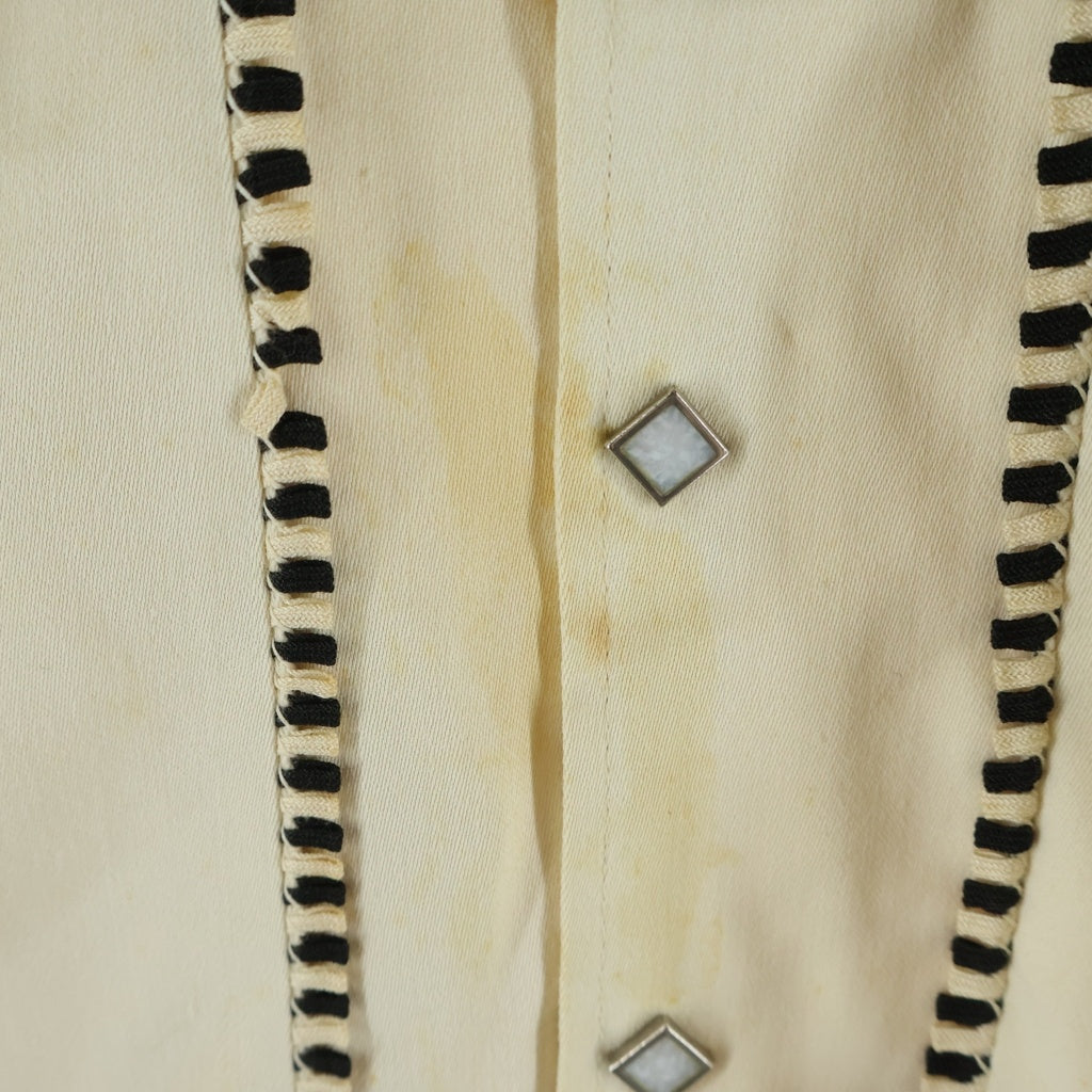 VINTAGE(ヴィンテージ) 50S VINTAGE MAC MURRAY WESTERN JACKET マクマリー レーヨンギャバジン ヴィンテージ ウエスタンジャケット ホワイト
