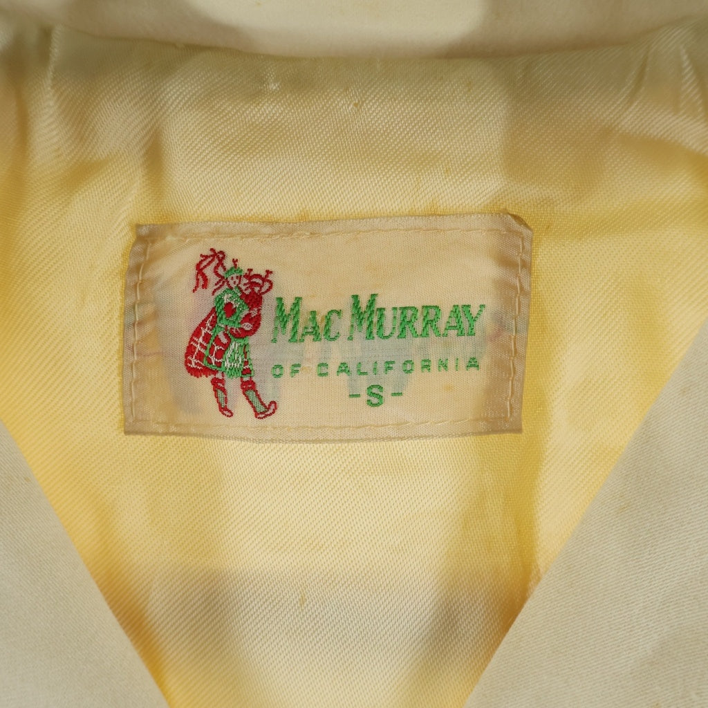 VINTAGE(ヴィンテージ) 50S VINTAGE MAC MURRAY WESTERN JACKET マクマリー レーヨンギャバジン ヴィンテージ ウエスタンジャケット ホワイト