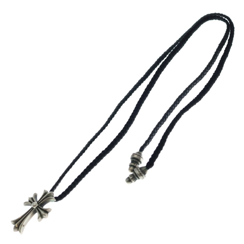 CHROME HEARTS(クロムハーツ) CH CRS SMLスモールCHクロス BC ボロチップブレイド ネックレス シルバー BCA220