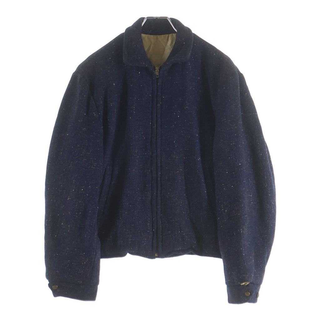 VINTAGE(ヴィンテージ) 50-60S VINTAGE ヴィンテージ CONMATICジップ ネップ ジップアップジャケット ネイビー