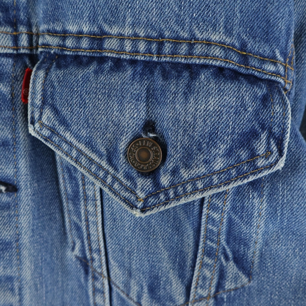 Levi's(リーバイス) 70-80S VINTAGE 70505 ヴィンテージ 4th ボタン裏522 USA製 ブランクタブ デニム トラッカージャケット インディゴ