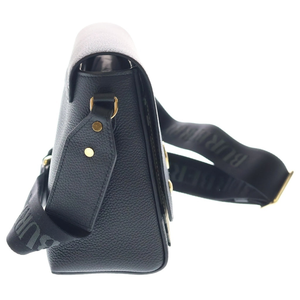 BURBERRY(バーバリー) Note Bag ノートバッグ ノバチェック レザー ショルダーバッグ ブラック/ベージュ 8106351 レディース