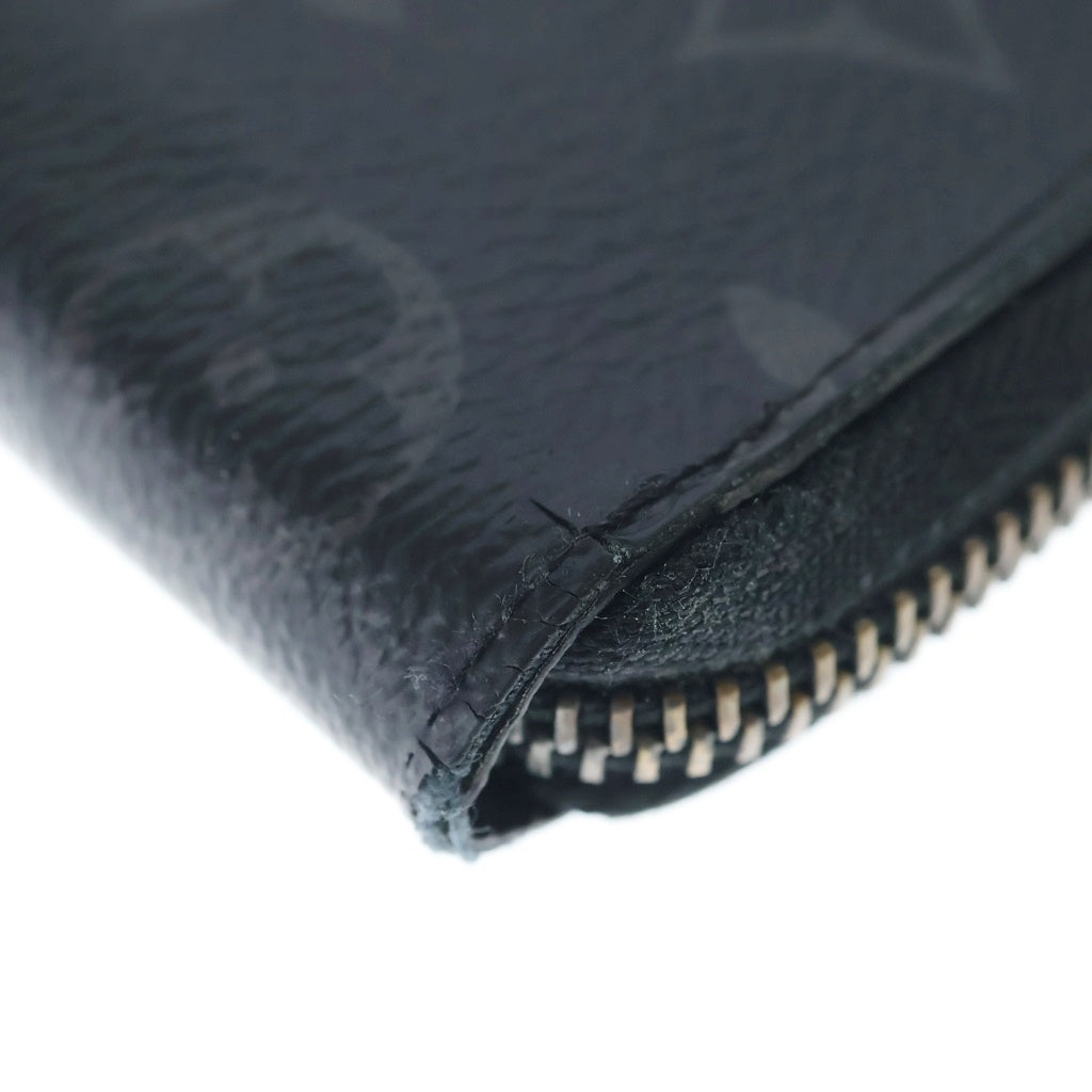 LOUIS VUITTON(ルイヴィトン) モノグラム エクリプス ジッピーウォレット ヴェルティカル 長財布 ブラック M62295 GI2168 レディース