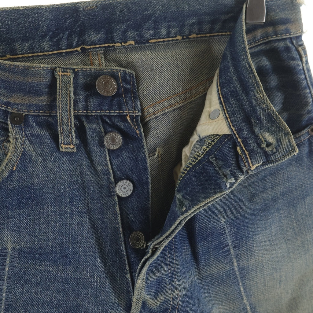 Levi's(リーバイス) 60S VINTAGE 501 ヴィンテージ BIGE前期 ボタン裏2 ボタンフライ ストレートデニムパンツ インディゴ