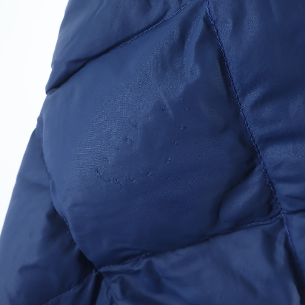 Eddie Bauer(エディバウワー) 70-80S VINTAGE V-NECK PULLOVER GOOSE DOWN ヴィンテージ 黒タグ Vネック プルオーバー グースダウン ブルー