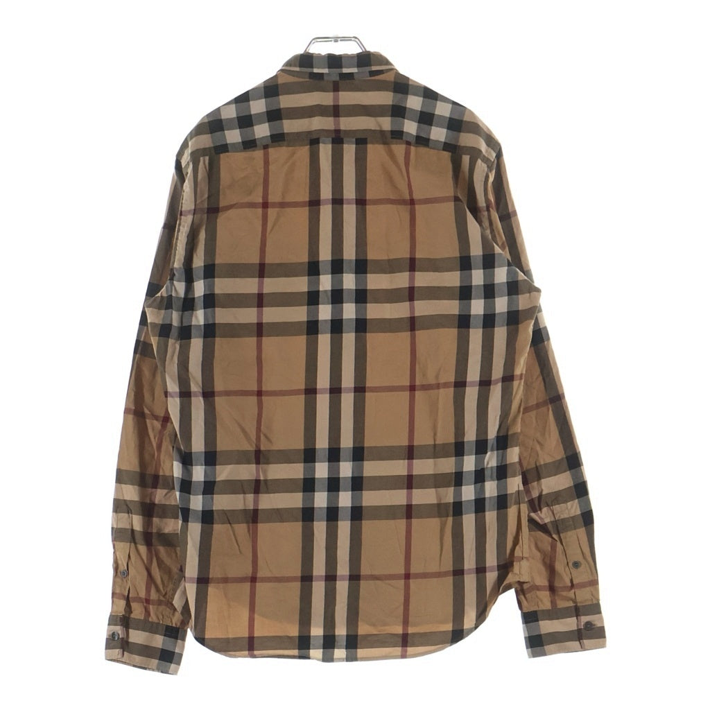 BURBERRY BRIT(バーバリー ブリット) ノバチェック ロングスリーブ コットンシャツ ブラウン 3873780