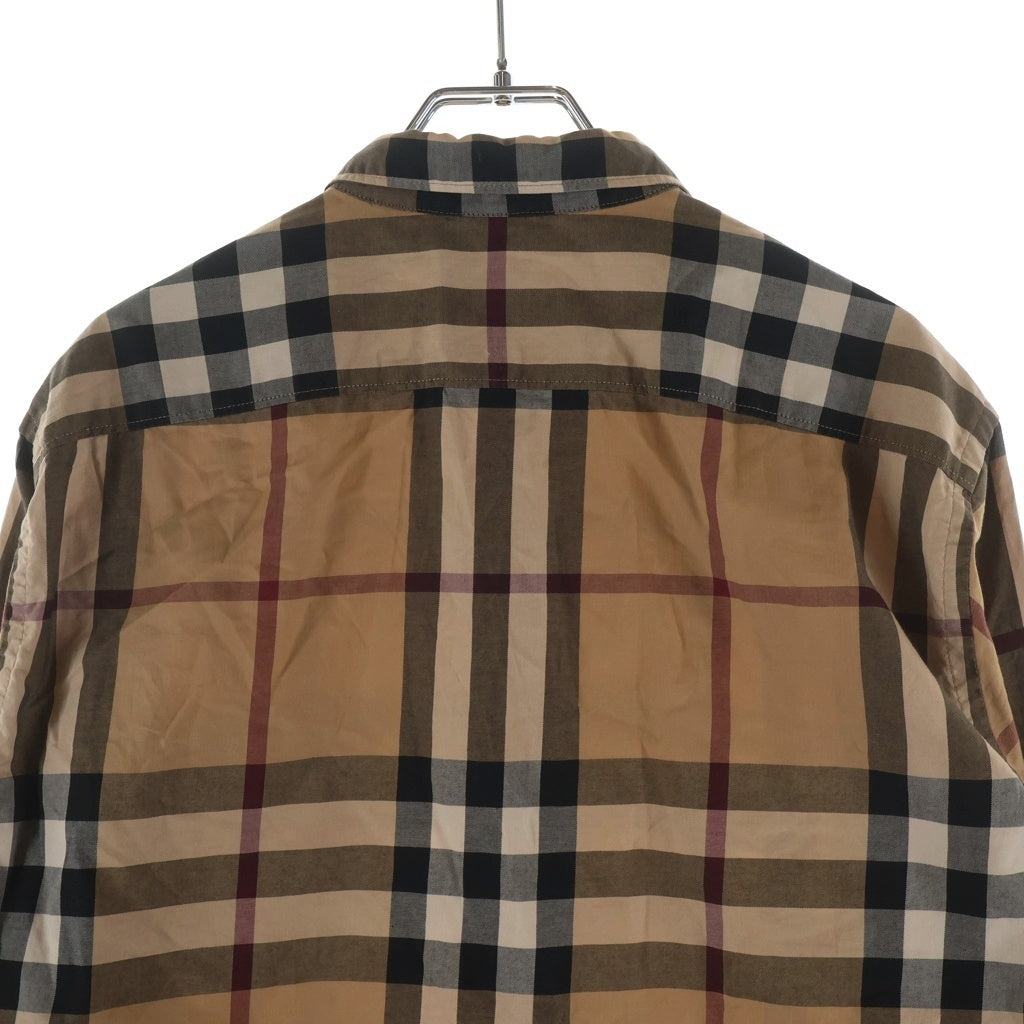 BURBERRY BRIT(バーバリー ブリット) ノバチェック ロングスリーブ コットンシャツ ブラウン 3873780