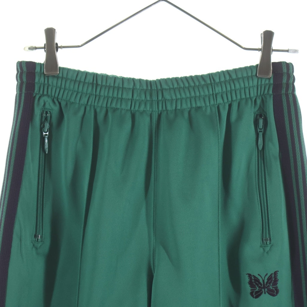 Needles(ニードルス) TRACK PANTS ロゴエンブロイダリー サイドライン トラックパンツ グリーン MR286