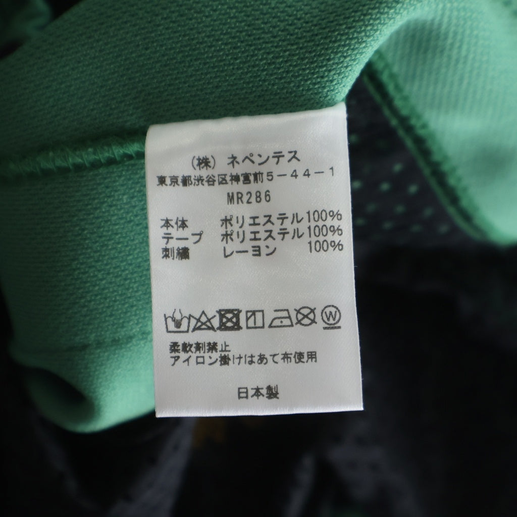 Needles(ニードルス) TRACK PANTS ロゴエンブロイダリー サイドライン トラックパンツ グリーン MR286