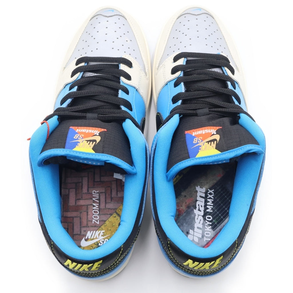 NIKE SB(ナイキエスビー) ×INSTANT SKATEBOARDS DUNK LOW BLUE HERO インスタントスケートボード ダンク ブルーヒーロー ローカットスニーカー ブルー/グレー US11/29cm CZ5128-400
