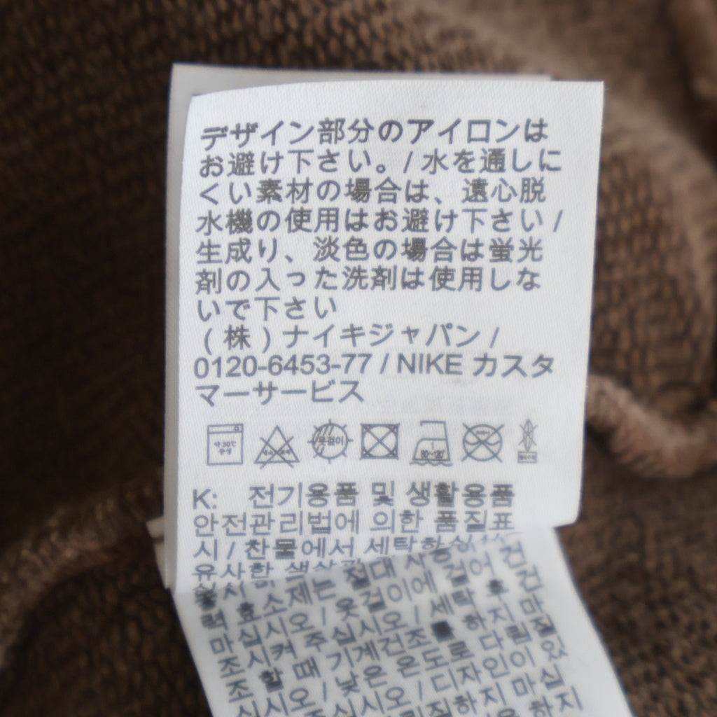 NIKE(ナイキ) JORDAN BRAND M J TS HOODIE ARCHAEO ジョーダンブランド ロゴ ラメストーン プルオーバーフーディー パーカー ブラウン DO4093-256