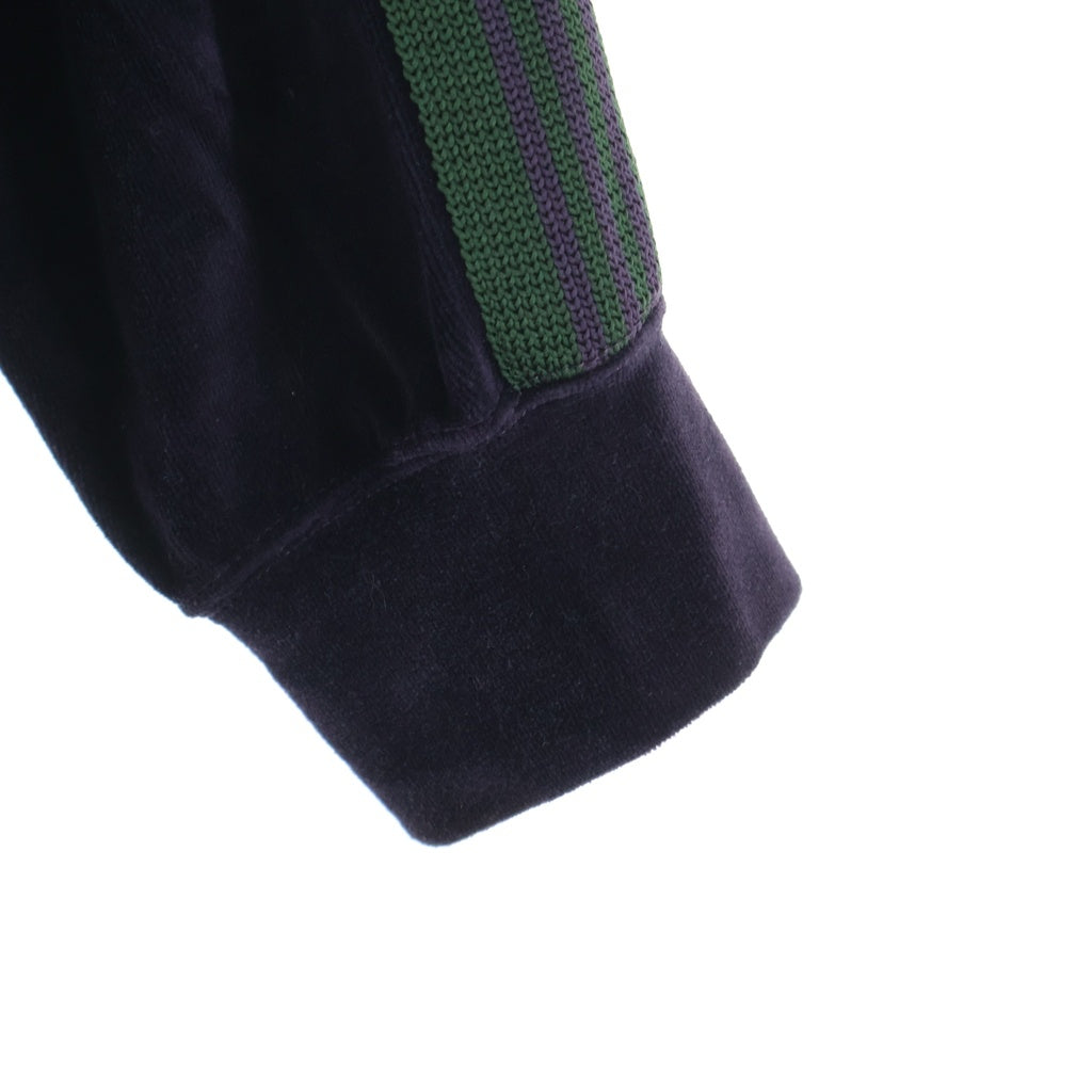 Needles(ニードルス) 21AW Track Hoody-C/Pe Velour ベロア トラック プルオーバーフーディー パーカー パープル J0228