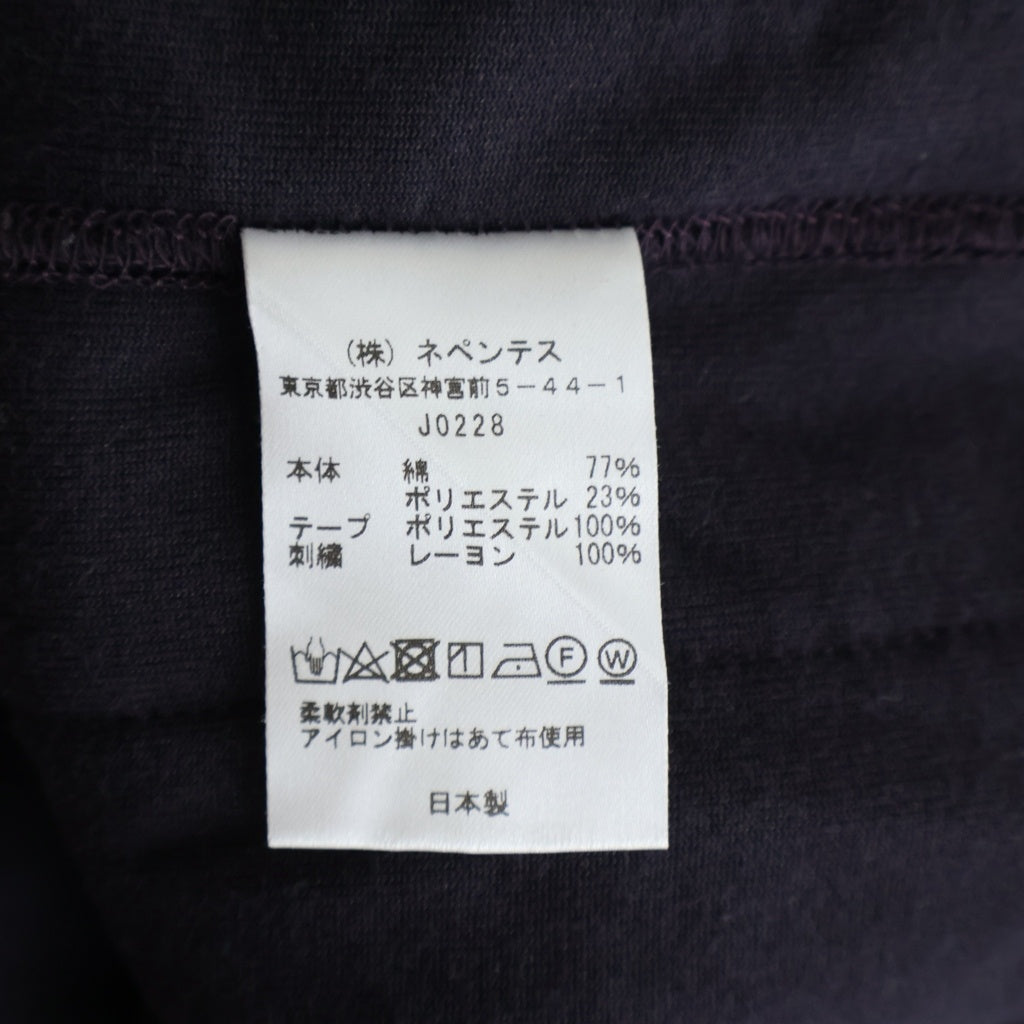Needles(ニードルス) 21AW Track Hoody-C/Pe Velour ベロア トラック プルオーバーフーディー パーカー パープル J0228