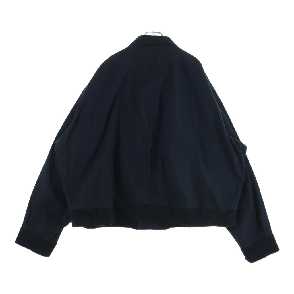 MAISON MIHARAYASUHIRO(メゾンミハラヤスヒロ) 22AW Heavy Canvas Blouson ヘビーキャンバス ジップアップ ボンバージャケット ブルゾン ブラック I09BL011