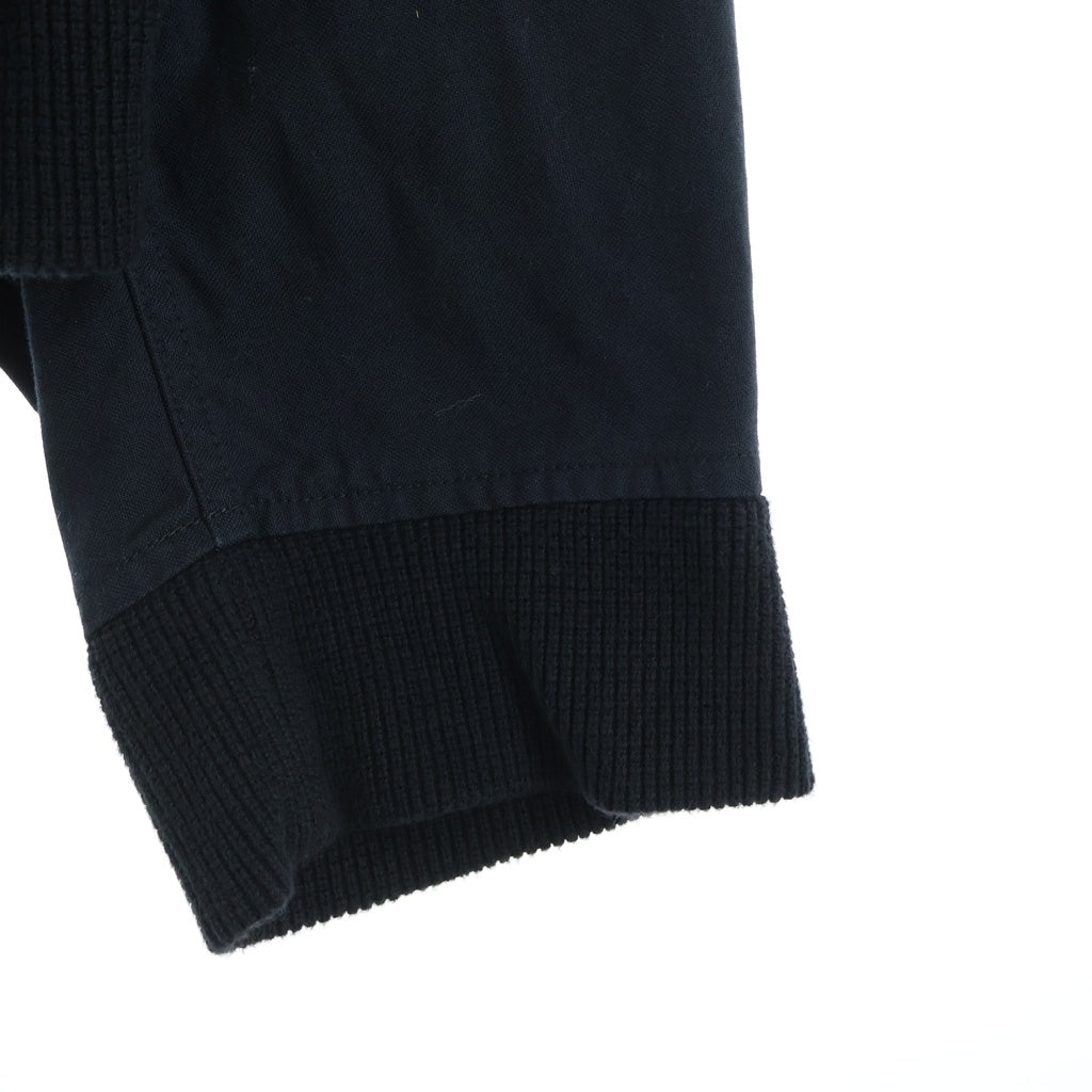 MAISON MIHARAYASUHIRO(メゾンミハラヤスヒロ) 22AW Heavy Canvas Blouson ヘビーキャンバス ジップアップ ボンバージャケット ブルゾン ブラック I09BL011