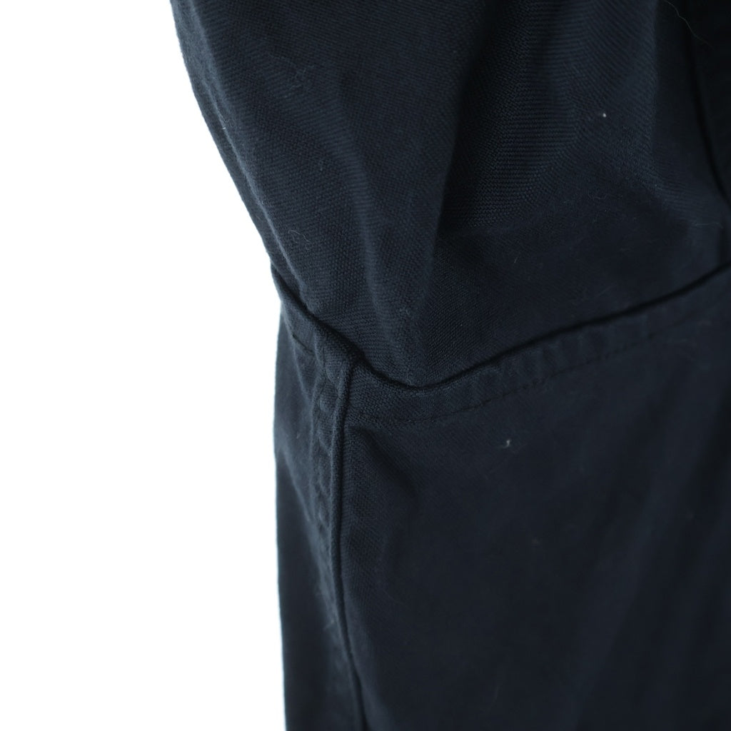 MAISON MIHARAYASUHIRO(メゾンミハラヤスヒロ) 22AW Heavy Canvas Blouson ヘビーキャンバス ジップアップ ボンバージャケット ブルゾン ブラック I09BL011