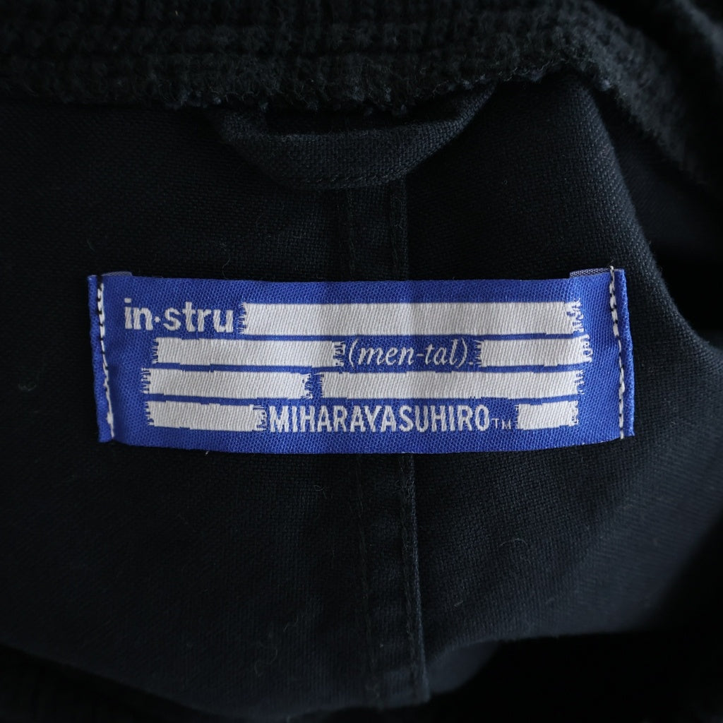 MAISON MIHARAYASUHIRO(メゾンミハラヤスヒロ) 22AW Heavy Canvas Blouson ヘビーキャンバス ジップアップ ボンバージャケット ブルゾン ブラック I09BL011