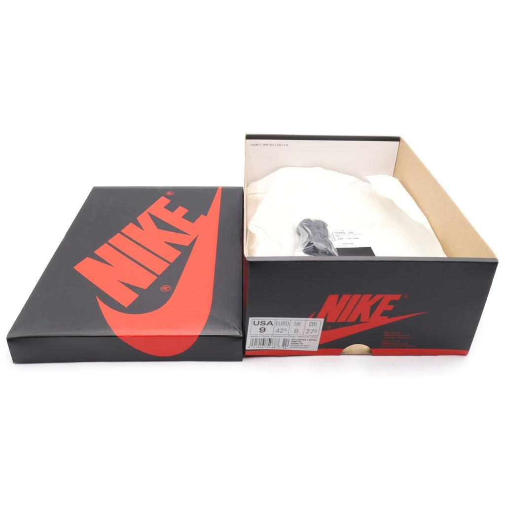 NIKE(ナイキ) 【観賞用2016年製】AIR JORDAN 1 RETRO HIGH OG YIN YANG WHITE エアジョーダン レトロ 陰陽 ハイカットスニーカー ホワイト/ブラック US9/27cm 555088-102