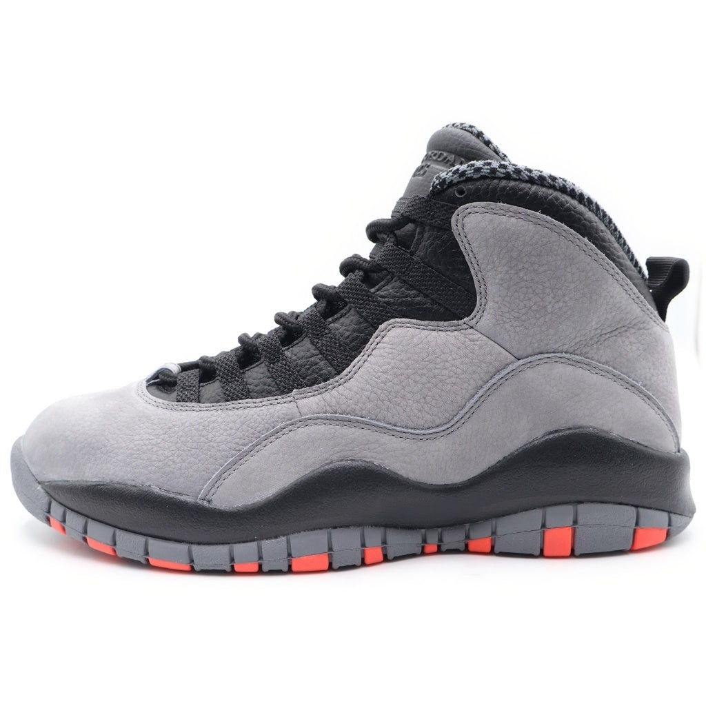 NIKE(ナイキ) 【観賞用2013年製】AIR JORDAN RETRO 10 COOL GREY エアジョーダン レトロ ハイカットスニーカー グレー/ブラック US9/27cm 310805-023