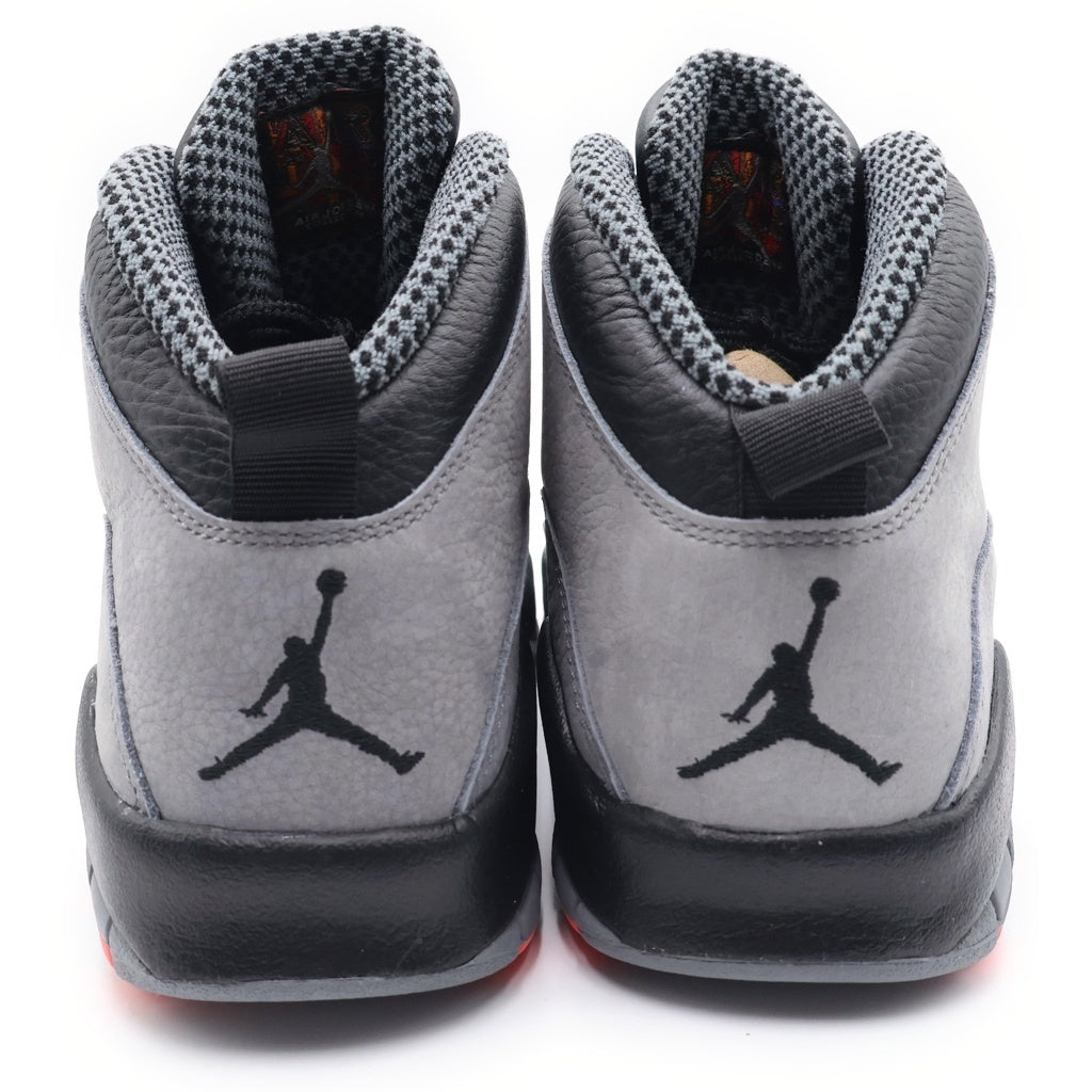 NIKE(ナイキ) 【観賞用2013年製】AIR JORDAN RETRO 10 COOL GREY エアジョーダン レトロ ハイカットスニーカー グレー/ブラック US9/27cm 310805-023