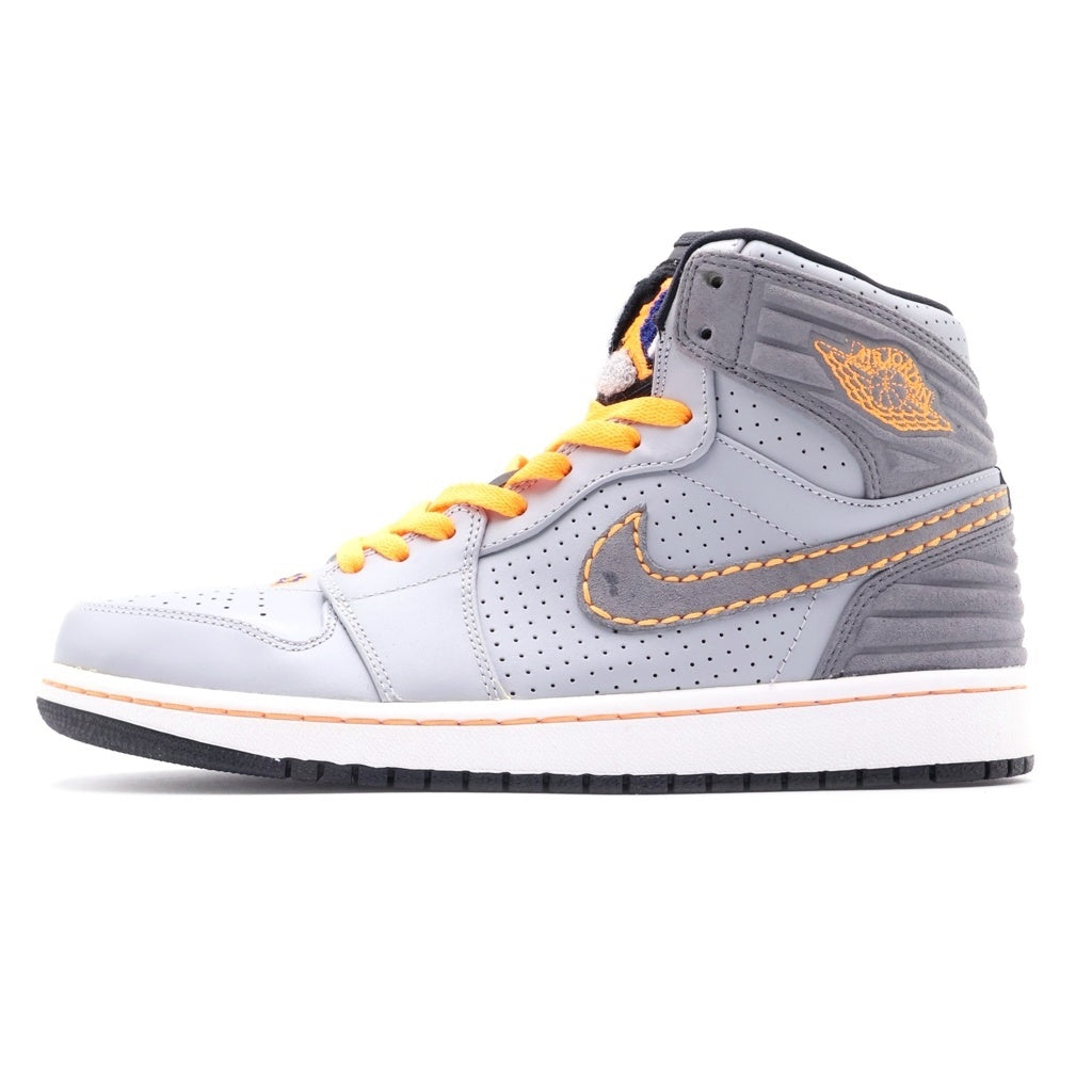 NIKE(ナイキ) 【観賞用2012年製】AIR JORDAN 1 RETRO 93 エアジョーダン1 レトロ 93 ハイカットスニーカー グレー/オレンジ US9/27cm 580514-045