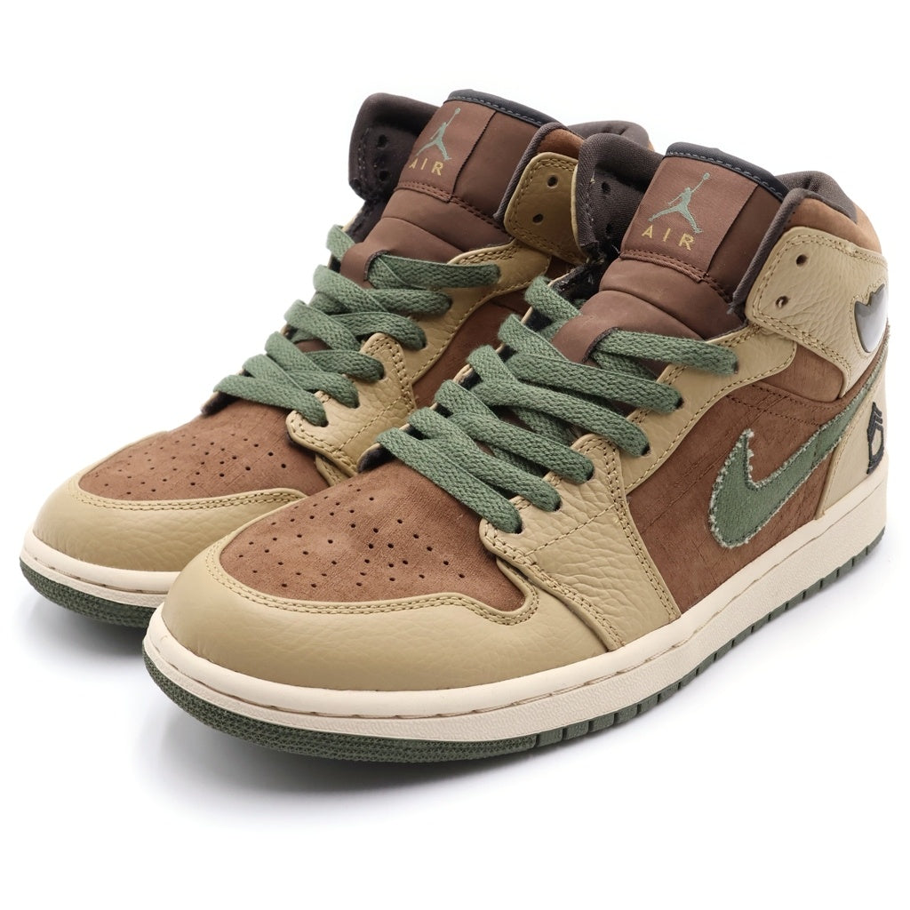 NIKE(ナイキ) 【観賞用2008年製】AIR JORDAN 1 RETRO ARMED FORCES エアジョーダン1 アームドフォース ハイカットスニーカー ブラウン/ベージュ US9/27cm 325514-231