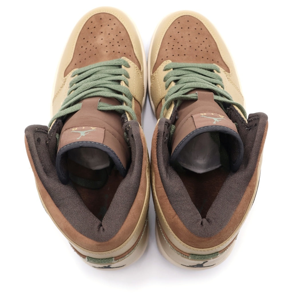 NIKE(ナイキ) 【観賞用2008年製】AIR JORDAN 1 RETRO ARMED FORCES エアジョーダン1 アームドフォース ハイカットスニーカー ブラウン/ベージュ US9/27cm 325514-231
