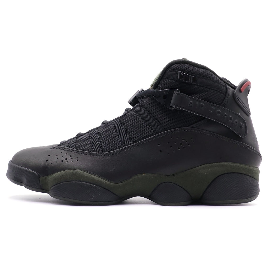 NIKE(ナイキ) 【観賞用2008年製】AIR JODAN 6 RINGS LS エアジョーダン6 リングス ハイカットスニーカー ブラック/カーキ US9/27cm 332157-011