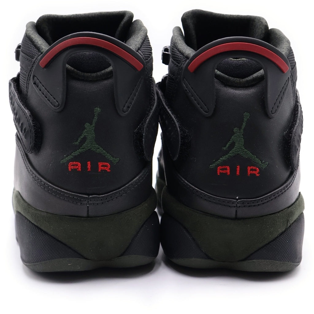 NIKE(ナイキ) 【観賞用2008年製】AIR JODAN 6 RINGS LS エアジョーダン6 リングス ハイカットスニーカー ブラック/カーキ US9/27cm 332157-011