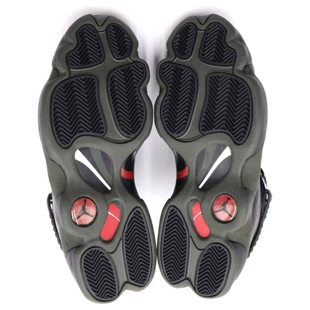 NIKE(ナイキ) 【観賞用2008年製】AIR JODAN 6 RINGS LS エアジョーダン6 リングス ハイカットスニーカー ブラック/カーキ US9/27cm 332157-011
