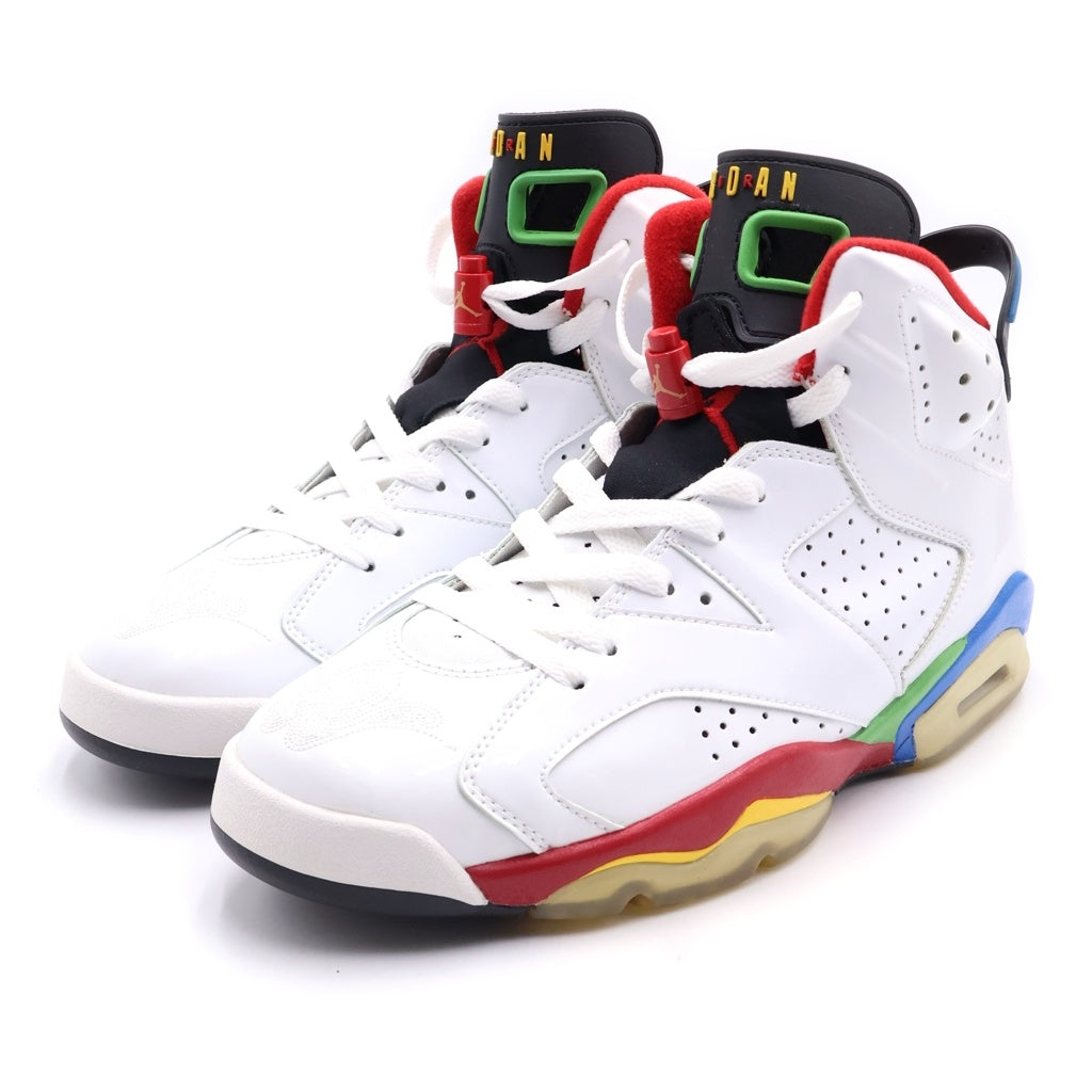 NIKE(ナイキ) 【観賞用2008年製】AIR JORDAN 6 RETRO OLYMPIC FLAG BEIJING エアジョーダン6 レトロ オリンピック フラッグ ペキン ハイカットスニーカー US9/27cm 325387-161