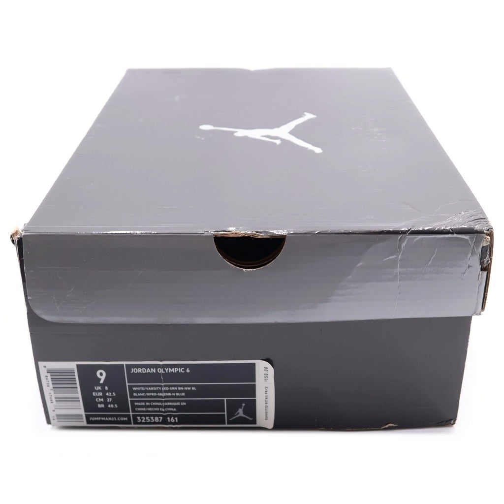 NIKE(ナイキ) 【観賞用2008年製】AIR JORDAN 6 RETRO OLYMPIC FLAG BEIJING エアジョーダン6 レトロ オリンピック フラッグ ペキン ハイカットスニーカー US9/27cm 325387-161