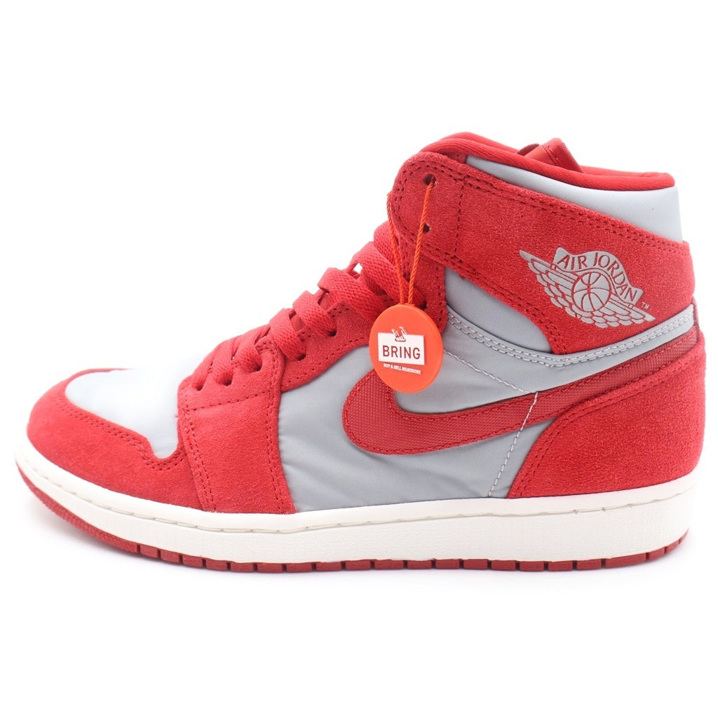 NIKE(ナイキ) AIR JORDAN 1 HIGH エアジョーダン1 レトロ ハイカットスニーカー レッド/グレー US9/27cm AA3993-601