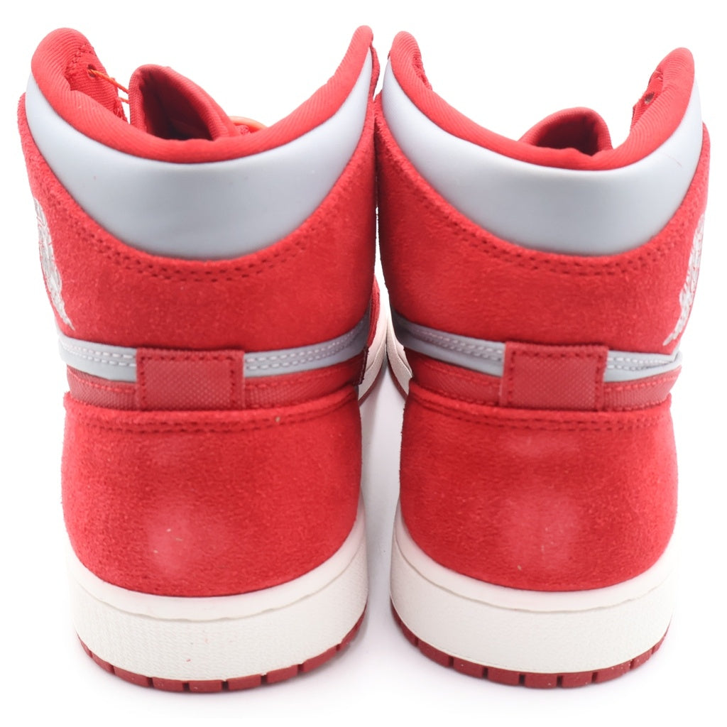 NIKE(ナイキ) AIR JORDAN 1 HIGH エアジョーダン1 レトロ ハイカットスニーカー レッド/グレー US9/27cm AA3993-601