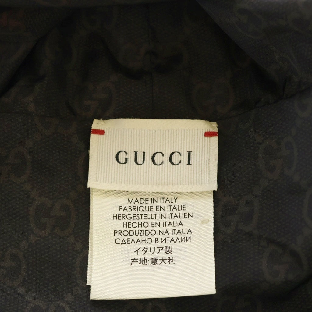 GUCCI(グッチ) イーグルモチーフ ナイロン フードポンチョ マルチカラー