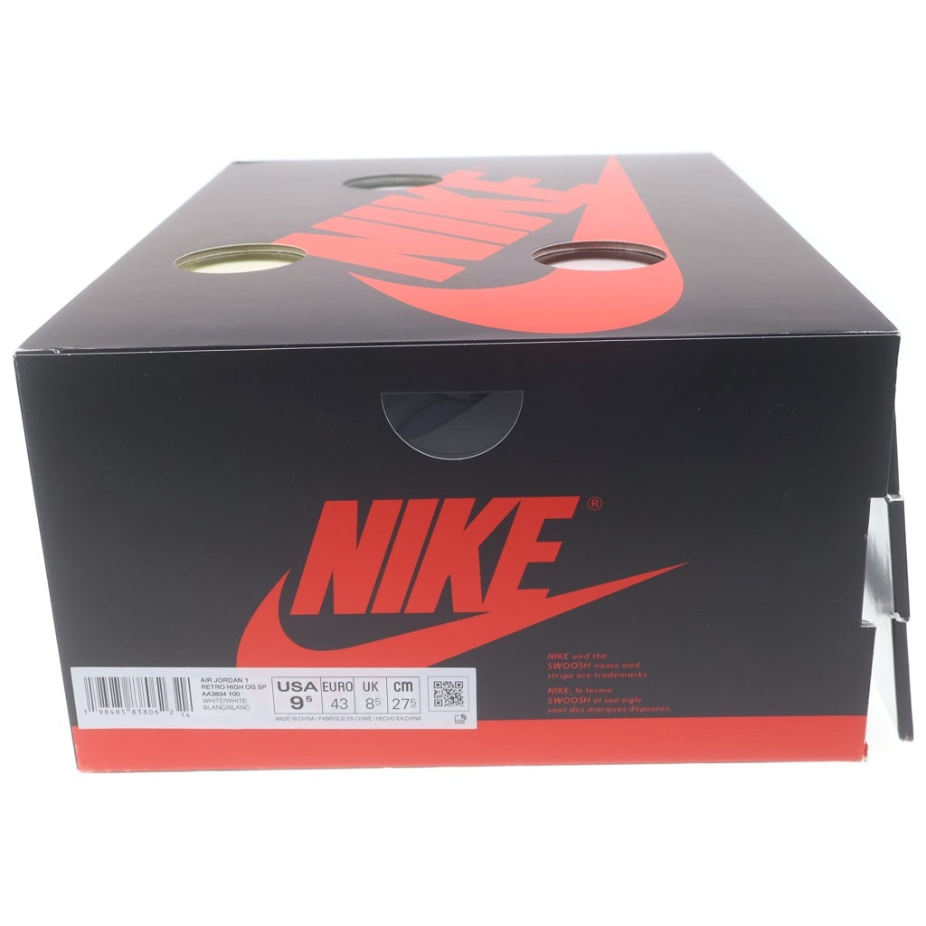 NIKE(ナイキ) ×Virgil Abloh Archive (V.A.A.) AIR JORDAN 1 RETRO HIGH OG ALASKA エアジョーダン1 レトロ アラスカ ハイカットスニーカー US9.5/27.5cm AA3834-100